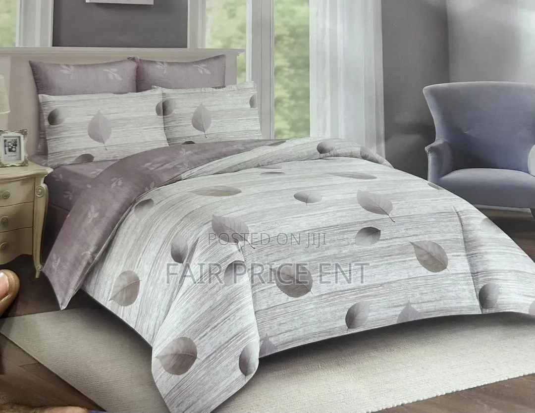 Executive Cotton Duvet Set .4pcs.6*6.( Gray)