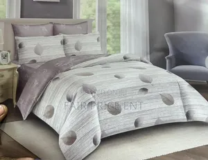 Executive Cotton Duvet Set .4pcs.6*6.( Gray)