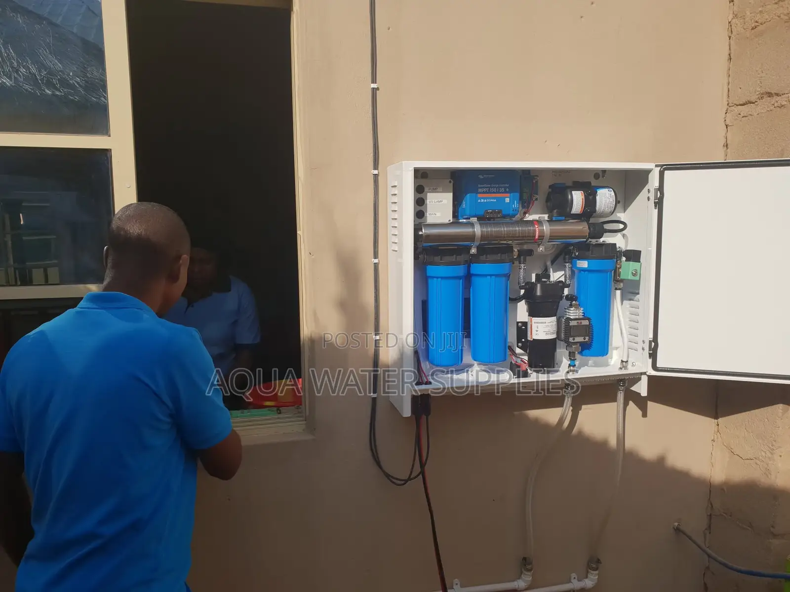 Solar Powered Uv Water Purifier Installation