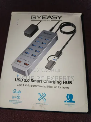 Usb 3.0 13 Port Hub With Type C With Adaptor