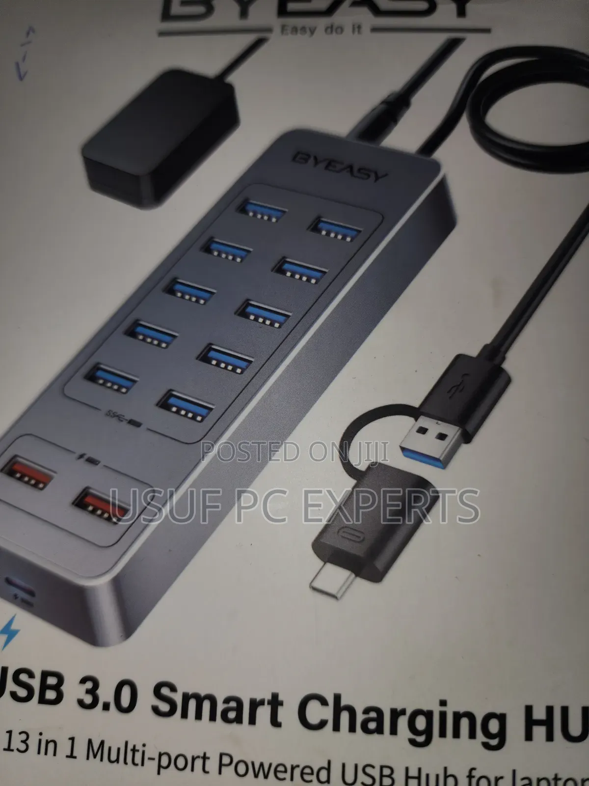Usb 3.0 13 Port Hub With Type C With Adaptor