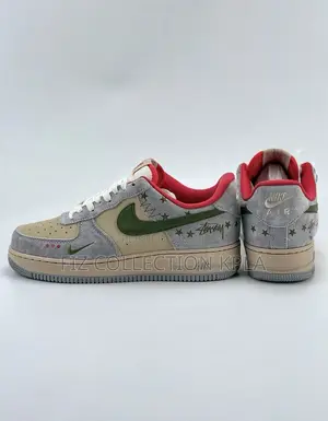 Nike Air Force 1 X Stüssy Grey Red