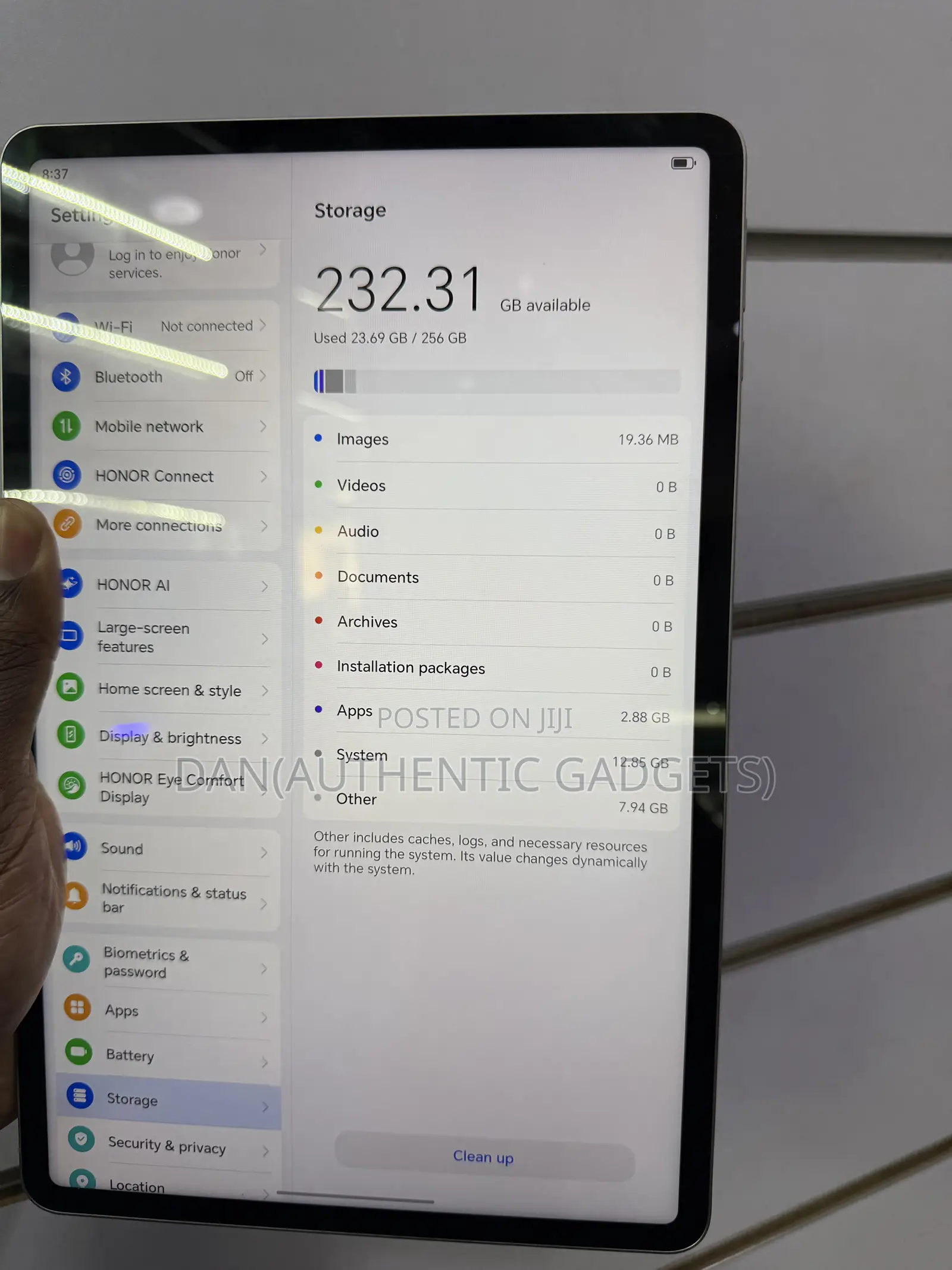 New Honor Pad 10 256 GB Silver