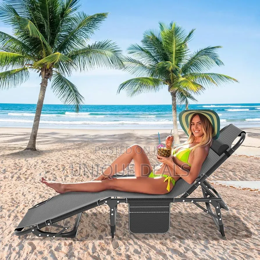 Folding Recliner Lounge, Outdoor Recliner Sunbed,