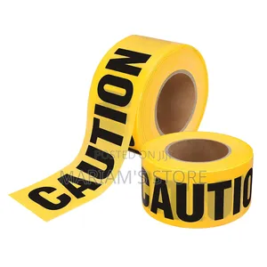 Caution Tape Is 3 Inches Wide And 500 Meters Long.