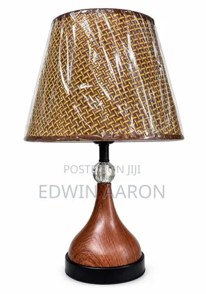 Woven Rattan Wooden Stylish Bedside Decor Table Lamps