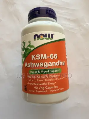 Now Foods KSM-66 Ashwagandha, 600 Mg, 90 Veg Capsules