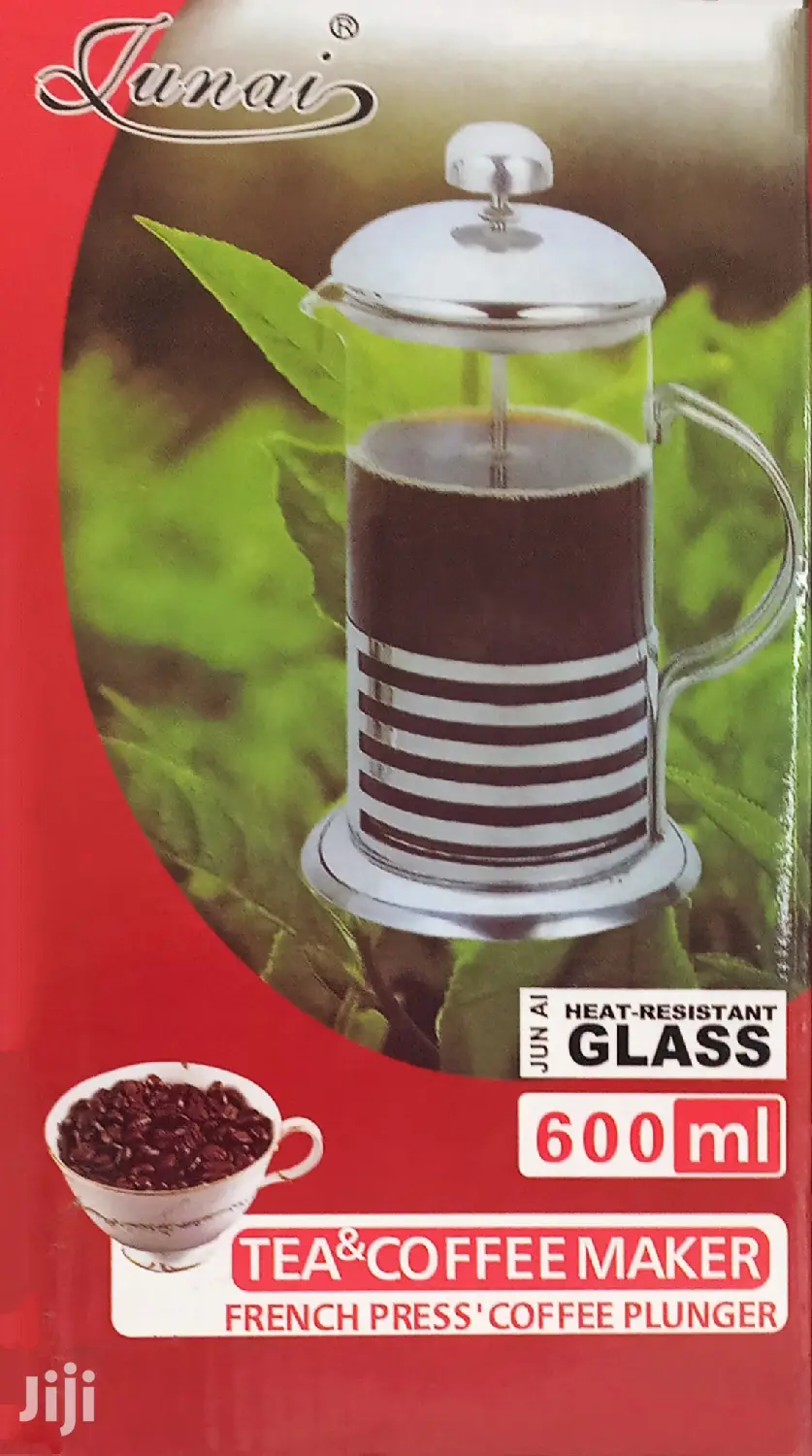 Junai Tea & Coffee Maker French Press Coffee Plunger 600ml