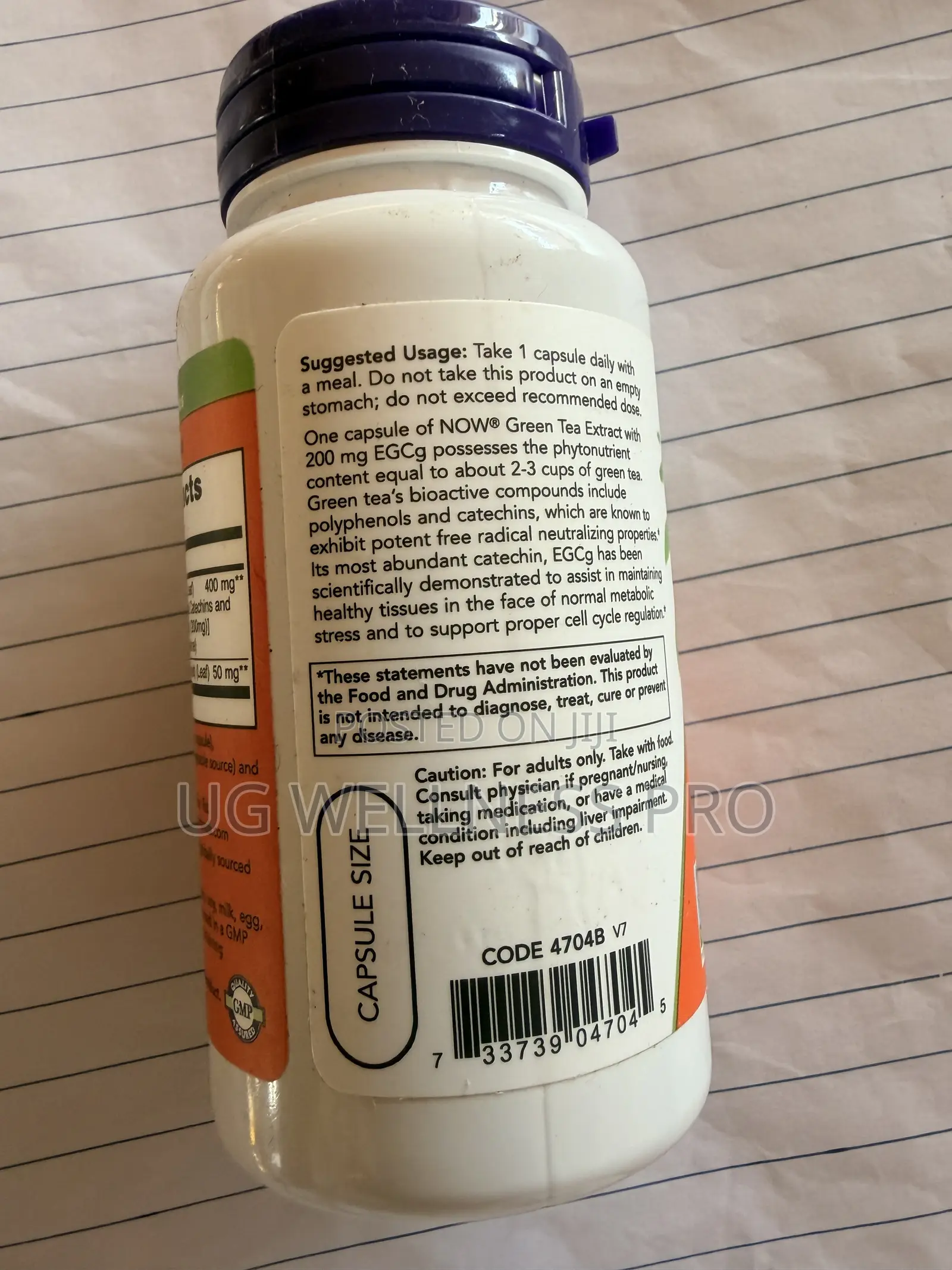Now Foods Egcg, Green Tea Extract, 400 Mg, 90 Veg Capsules