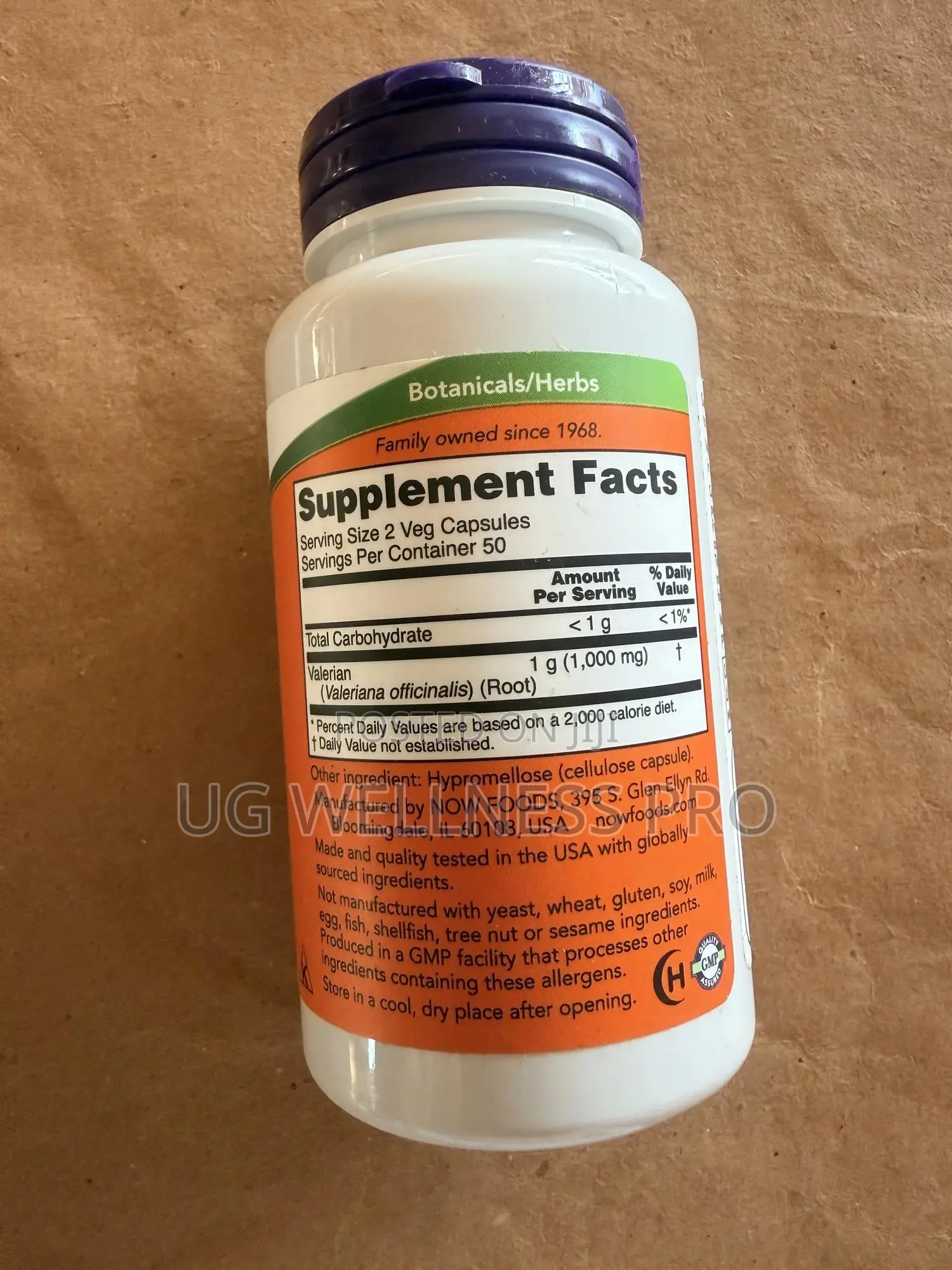 Now Foods Valerian Root, 100 Veg Caps Sleep Support