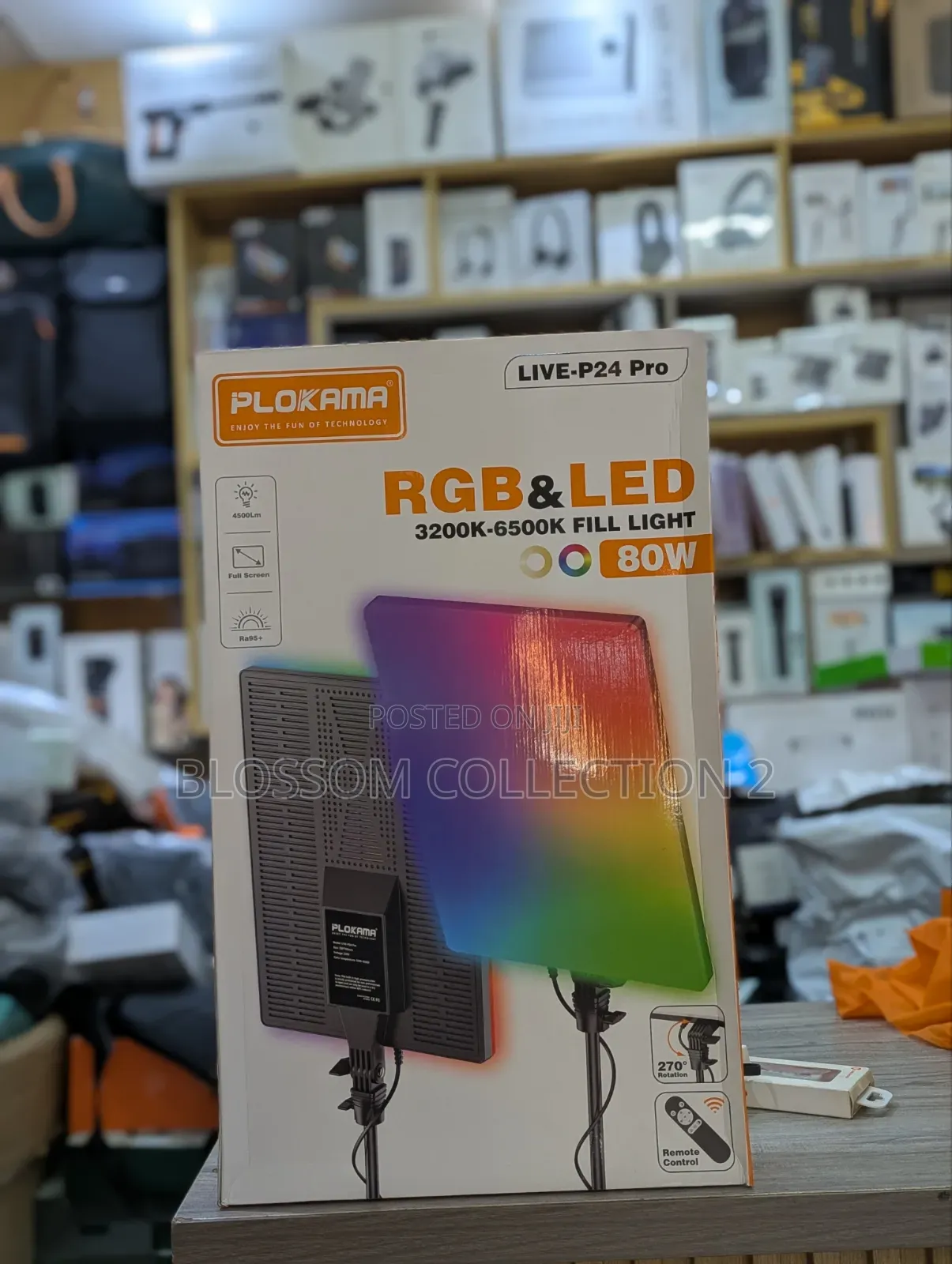 Plokama Live P24 Professional Led Fill Light, Studio Lighting Kit