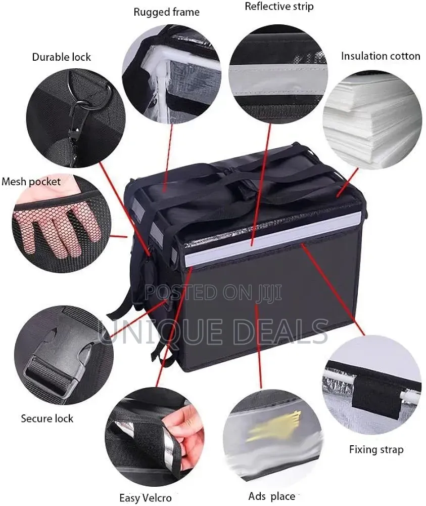 48l Extra Large Thermal Food Bag Cooler Bag