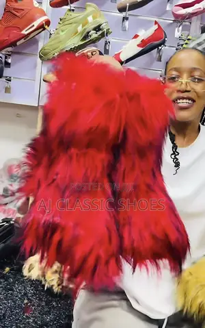 Fur Boots Red