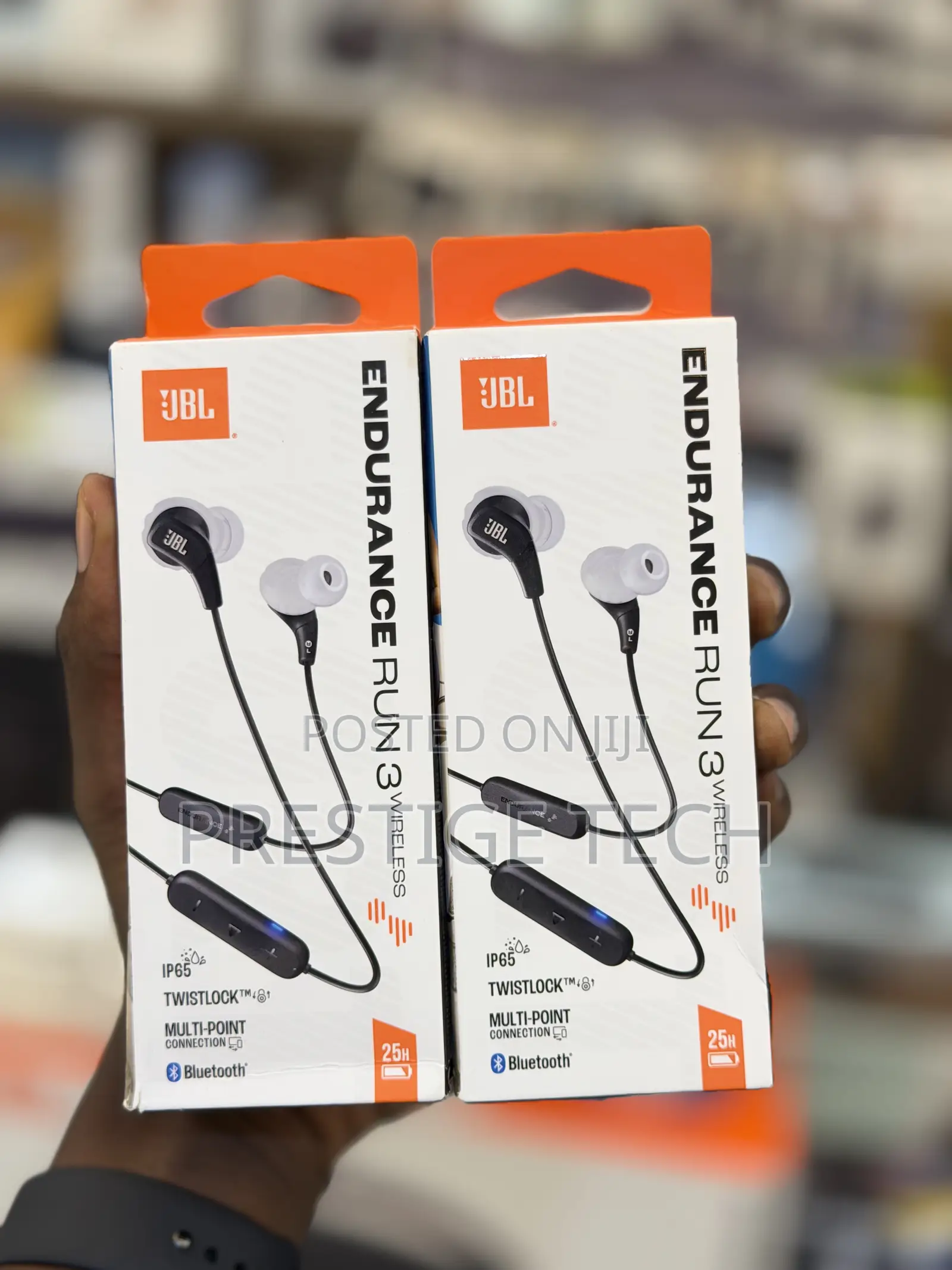 JBL Endurance Run 3 Wireless Bluetooth Sport Earphones With Fliphook