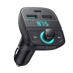 Ugreen Cd229 Bluetooth Car Charger-Fm Transmitter for Car