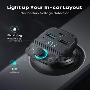 Ugreen Cd229 Bluetooth Car Charger-Fm Transmitter for Car