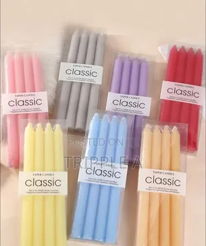 4 PCS European Style Candle Stick Scented Candle