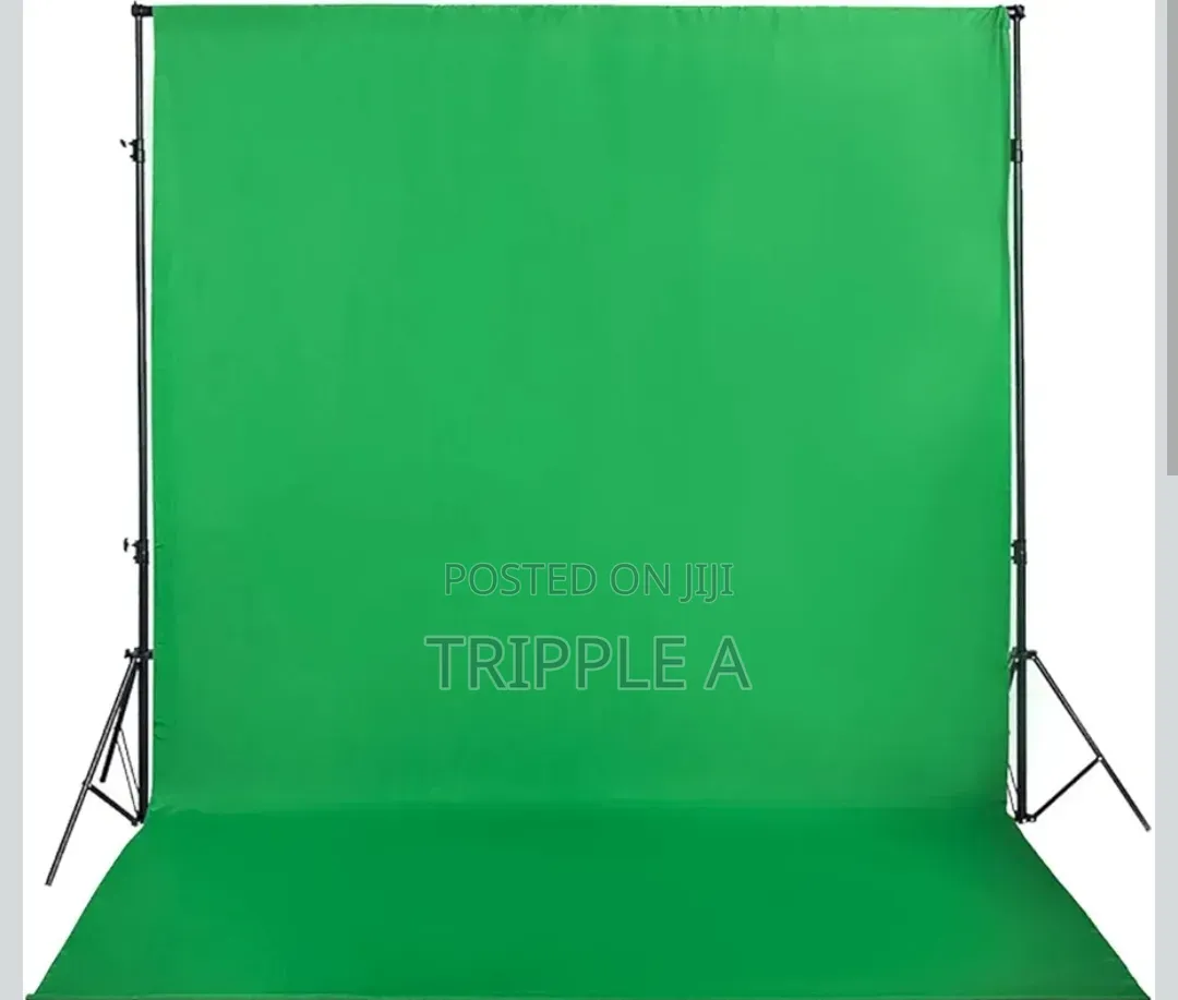 3m by 3m Back Drop / Green Screen With Stand