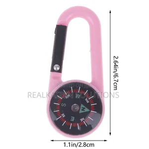 Compass Mini Self-Locking With Carabiner Keychain