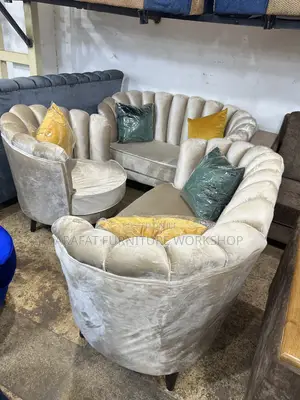 6 Seater Modern Chester Sofa Set