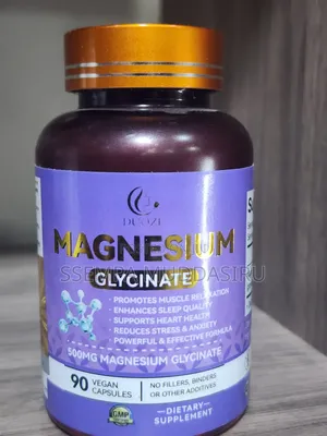 Magnesium Glycinate 500mg,90 Vegan Capsules Dietry Supplement