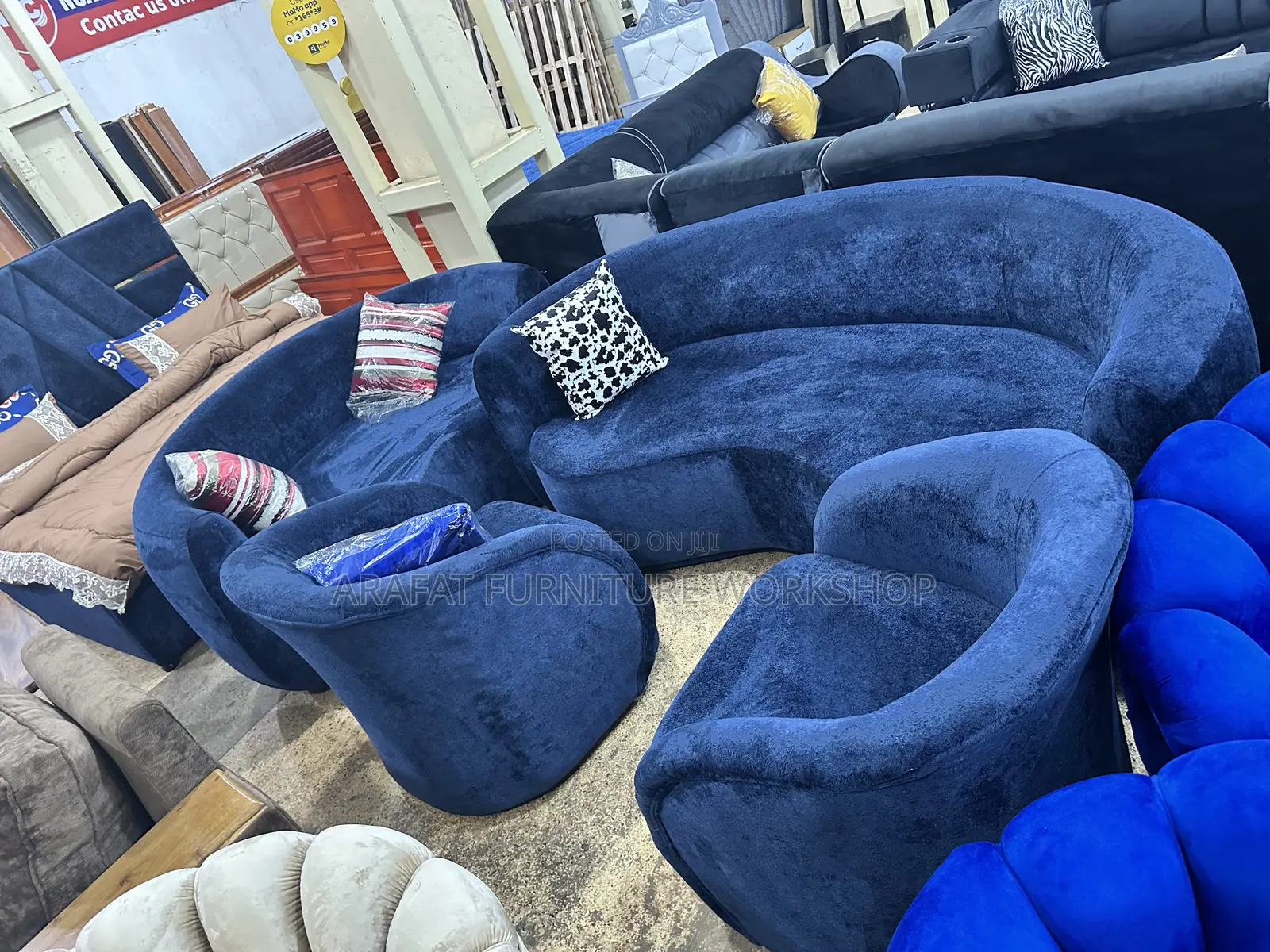 Modern Bean Sofa Set