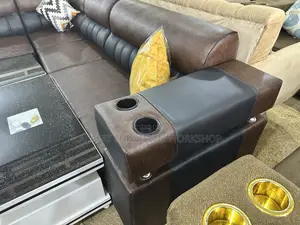 Leather L Shape Sofa Set