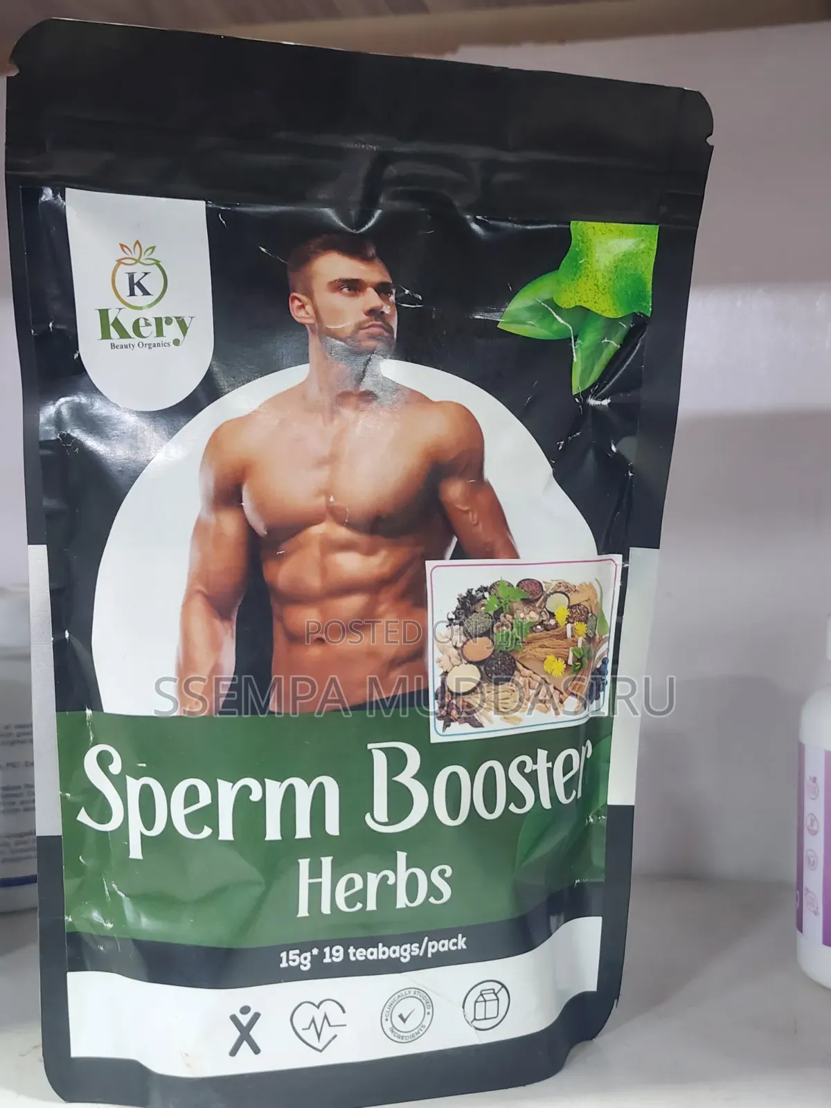 Sperm Booster Herbs,19 Tea Bags Pack
