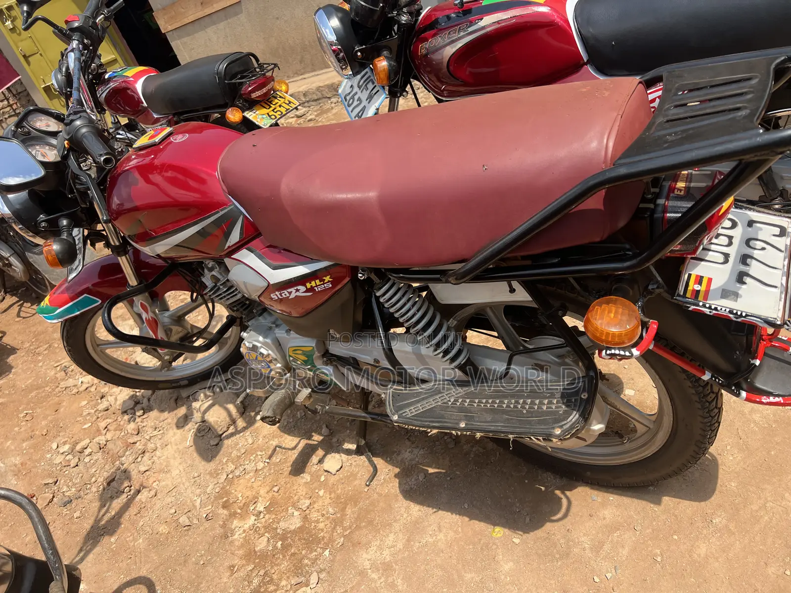 TVS HLX 125 2024 Red