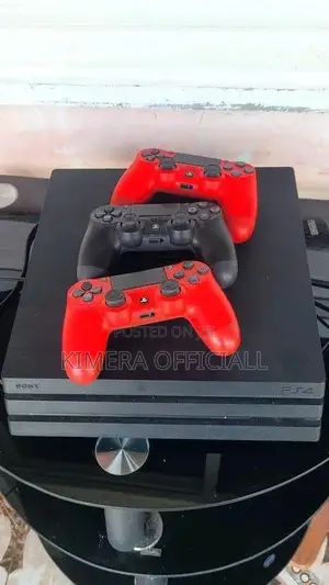 Playstation 4 Pro 1tb Console Bundle, Complete With 2 Wireless Pads
