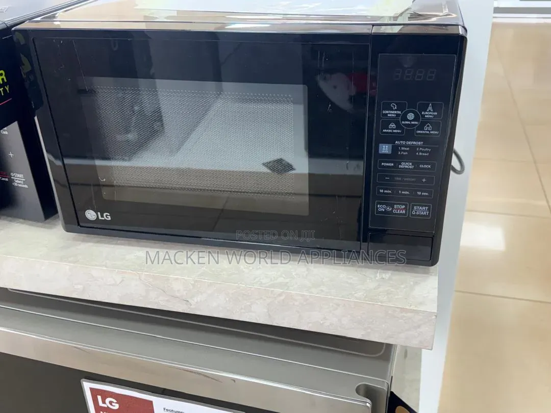 Microwave 20l Lg With Easy Clean Coating, Rounded Corners - Black
