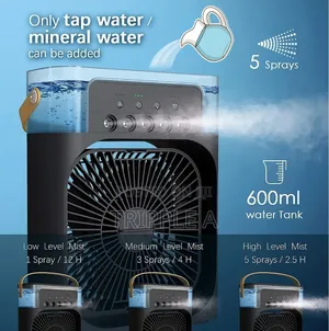 3 Speed Fan Portable Humidifier Fan Air Conditioner