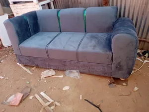 High Density Gray 3 Seater Sofa