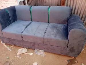 High Density Gray 3 Seater Sofa