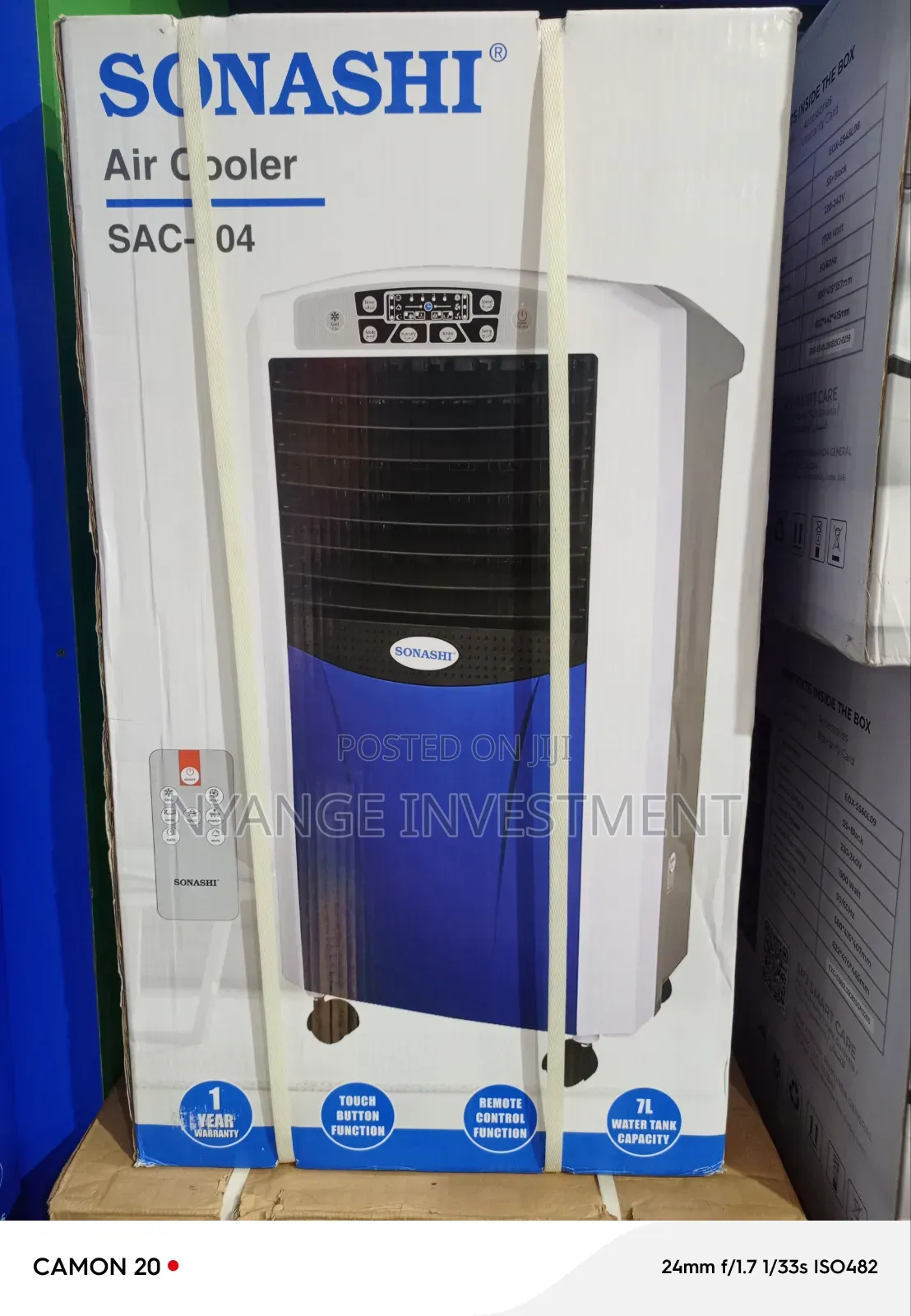 Sonash 7l Air Cooler.