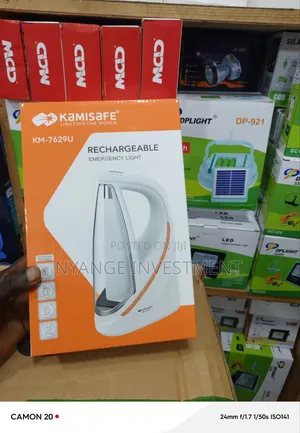 Kamisafe Km-7629u Rechargeable Emergency Light