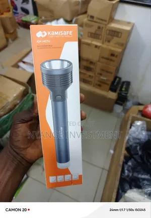 Kamisafe Km-H07u Rechargeable Aluminum Alloy Flashlight and Torch.