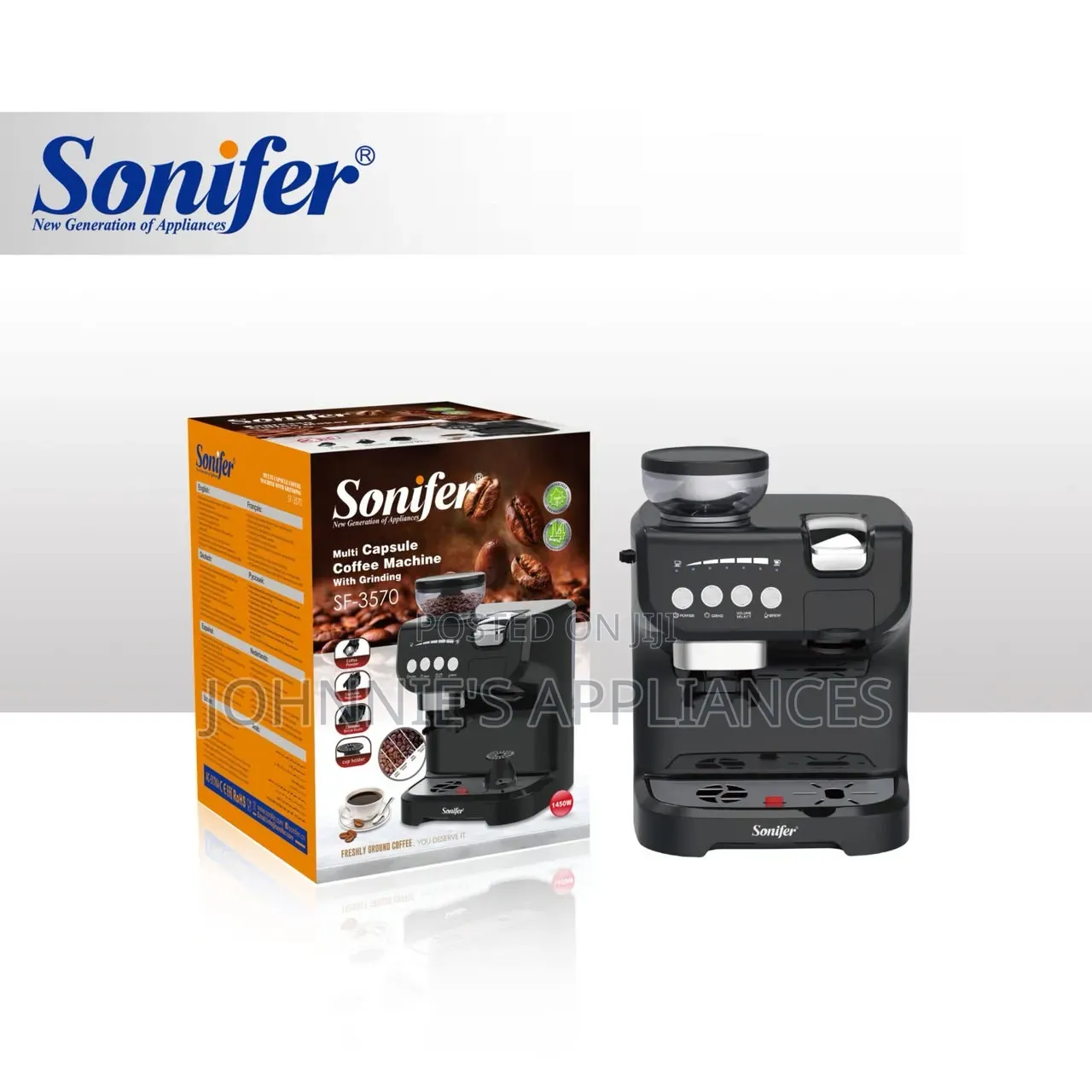 (2in1) Sonifer Electric Commercial Maker Machine / Grinder
