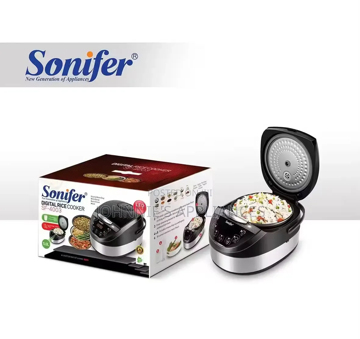 5l Sonifer Electric Digital Rice Cooker