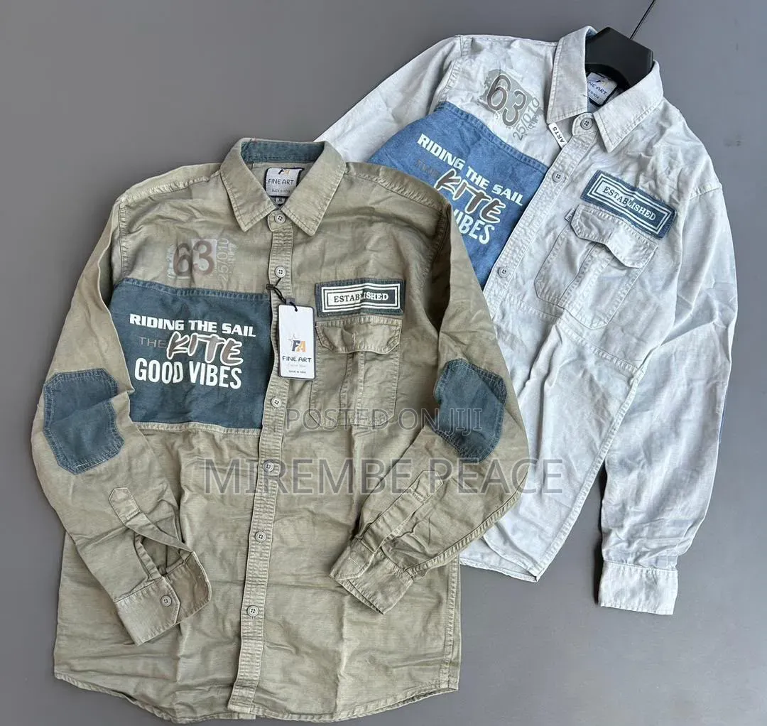 Denim Elbow Shirts