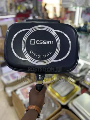 Dessini Die-Casting Double Grill Pan- 40cm - Black