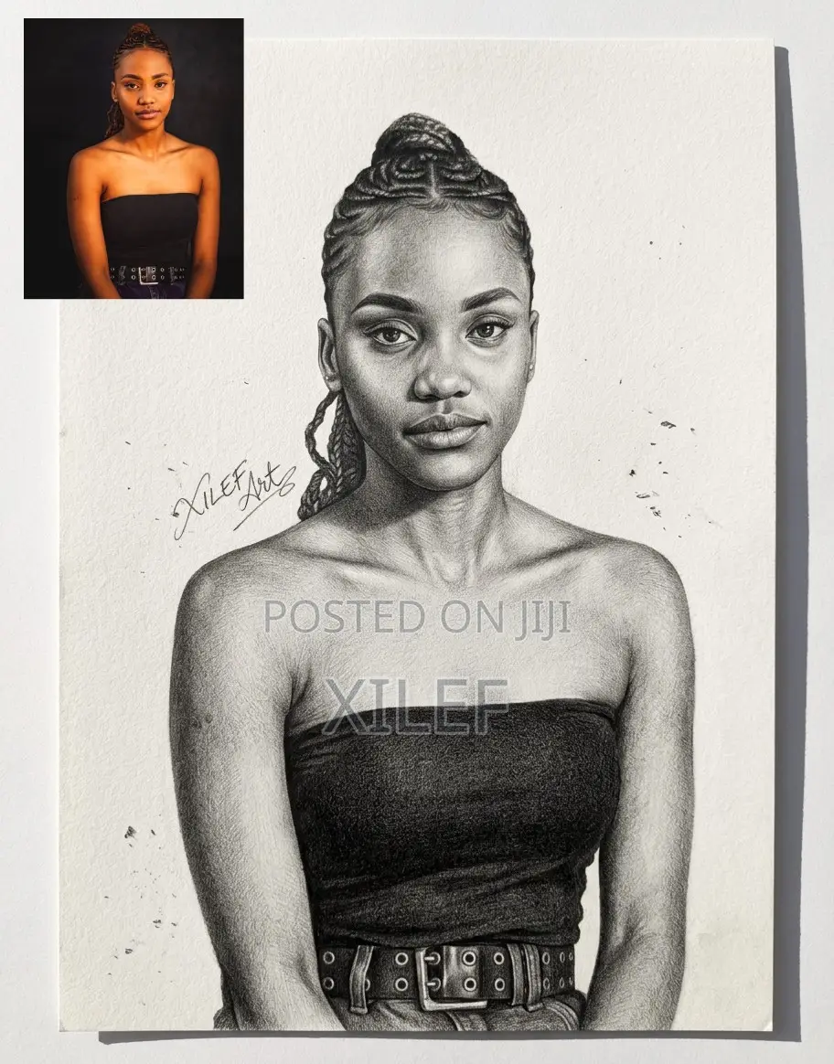Custom Pencil Portrait Drawings In Kampala — From As Low As 50k