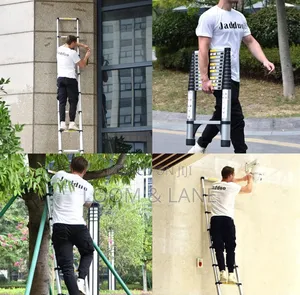 3.8m Aluminum Telescoping Extension Ladder