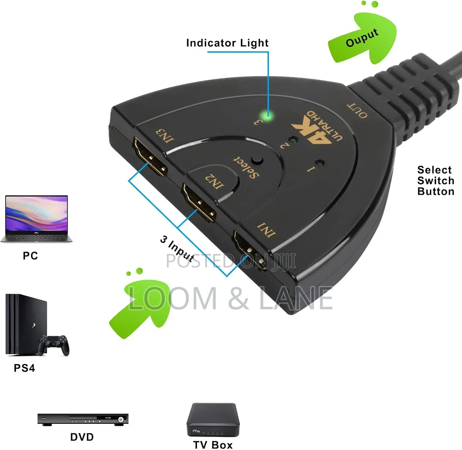 3 Port Hdmi Switcher