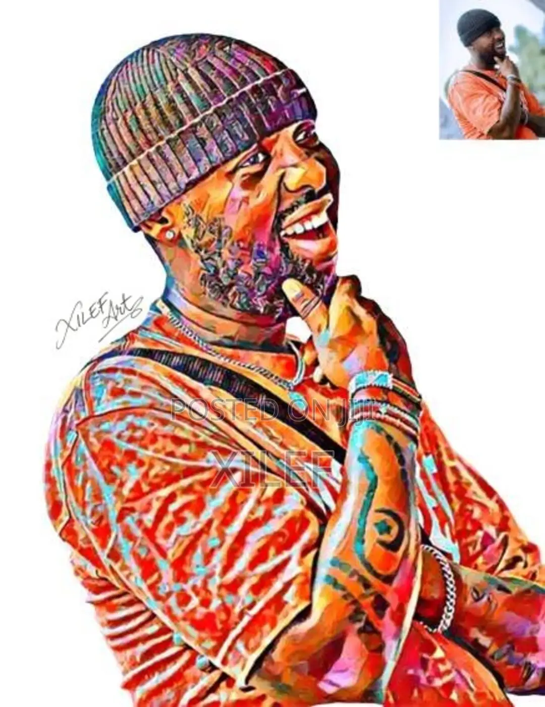 Luxurious Oil Painting Portrait Of Eddy Kenzo — Let's Paint You Too