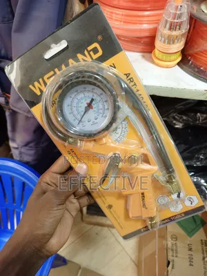Tire Pressure Gauge And Inflator Tool
