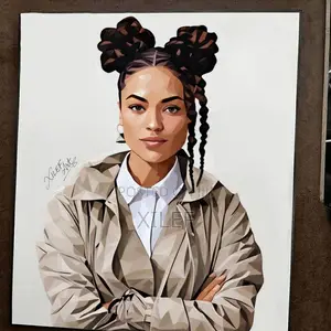 Professional Polygon Art Drawing — Get Drawn Too
