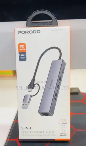 Porodo 5-in-1 Multi-port Hub