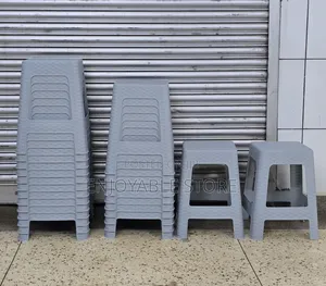 Gray Plastic Stools Plastic Stools 1pc