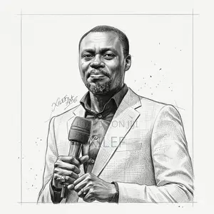Apostle Grace Lubega's Pencil Art Portrait — Let's Draw Yours Too